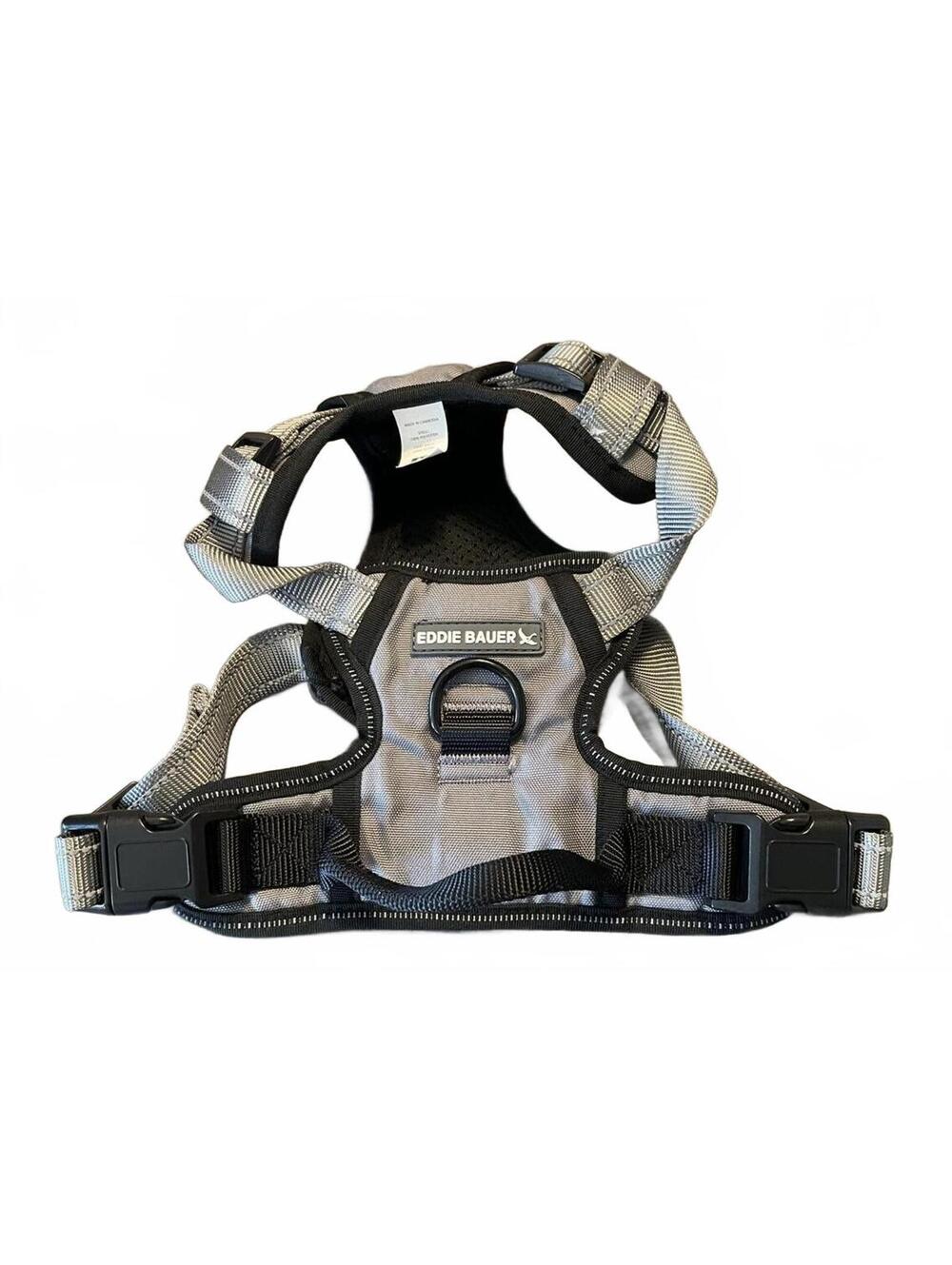 Eddie Bauer Medium Dog Harness Gray and Black 22-in Chest